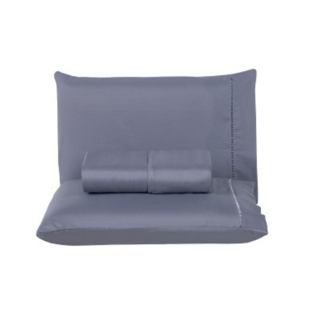 Jogo de Lençol Solteiro 2 Peças Ponto Palito com Elástico MicroPercal Cores Diversas