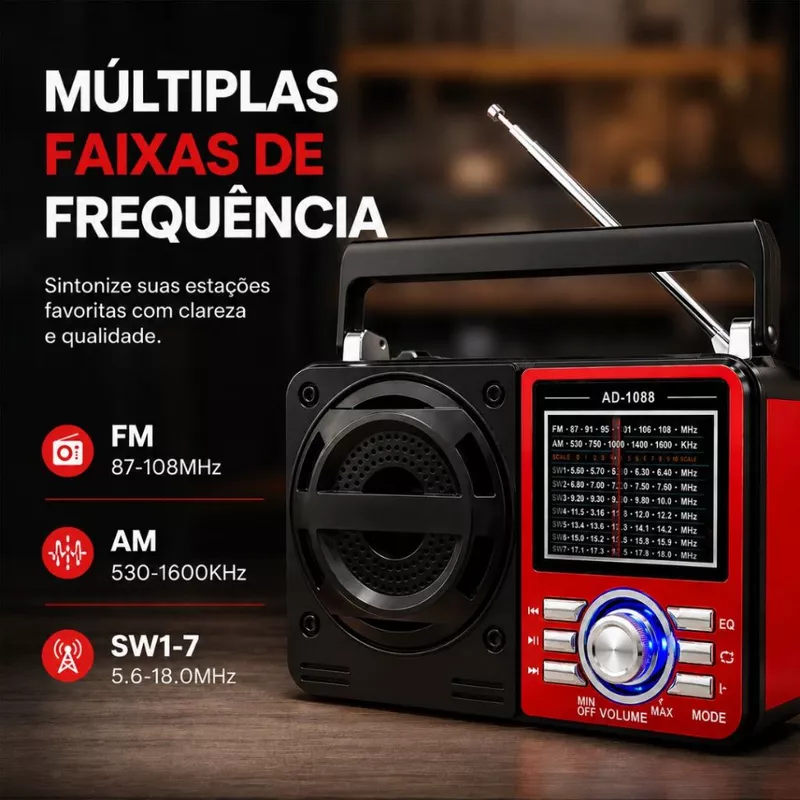 Rádio Portátil FM AM — foto 7