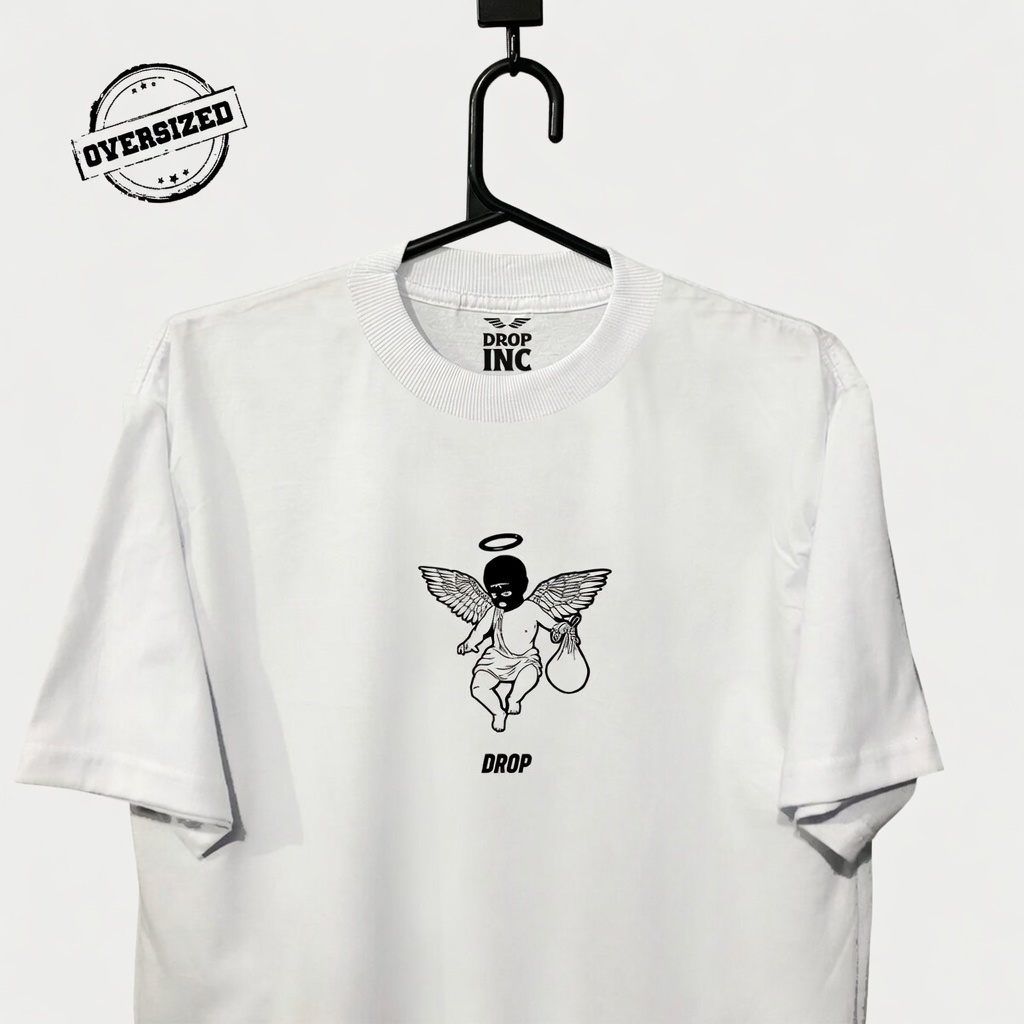 Camiseta Premium Angel Bandit Basic Seu Drop Oversized e Streetwear 100% algodão alta qualidade