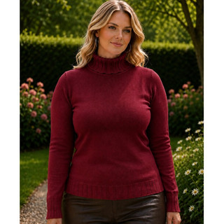 Blusa Suéter de Frio Manga Longa Plus Size | Cacharrel Plus Size | Blusa Feminina Manga Longa |