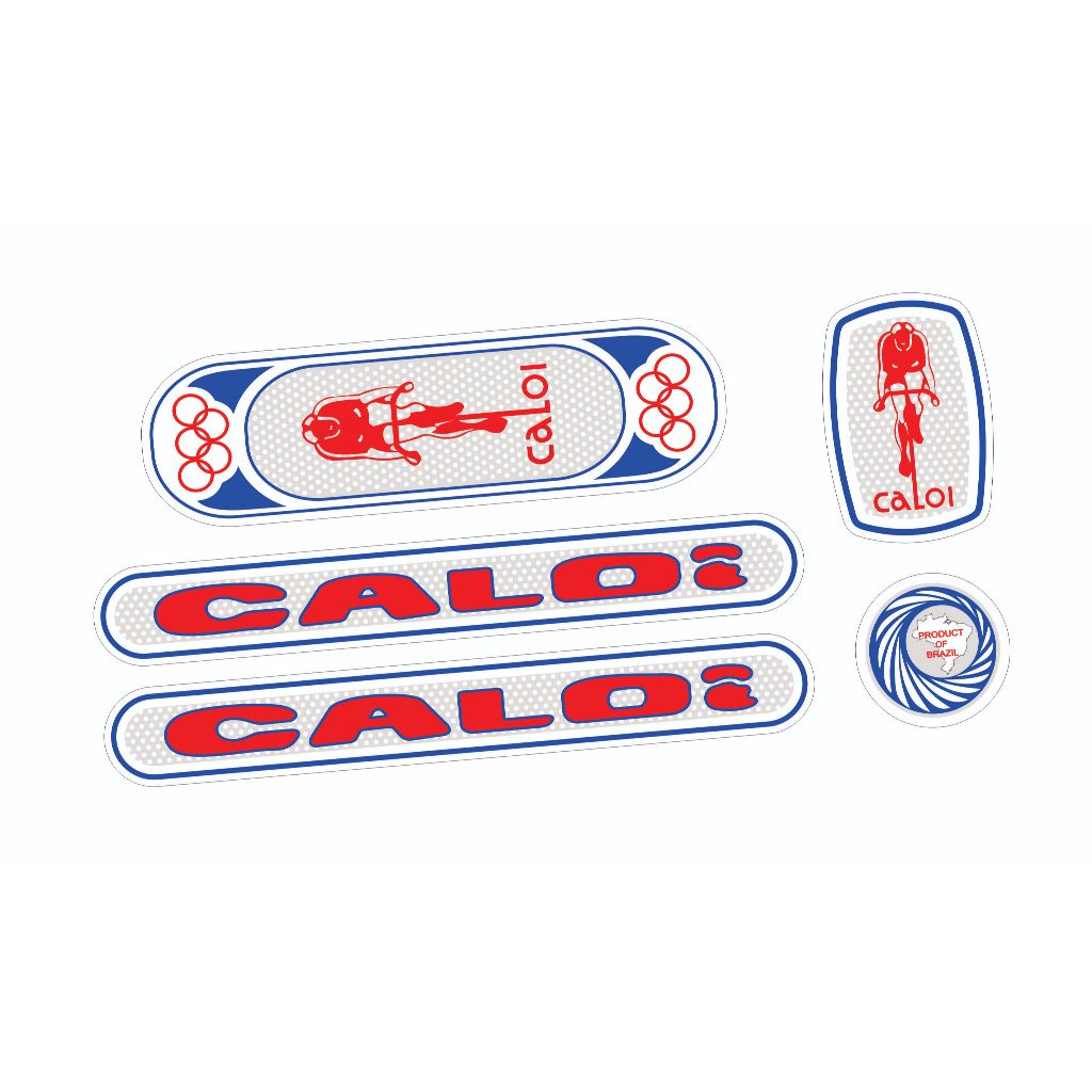 Kit Adesivos Bicicleta Caloi Berlineta 1973