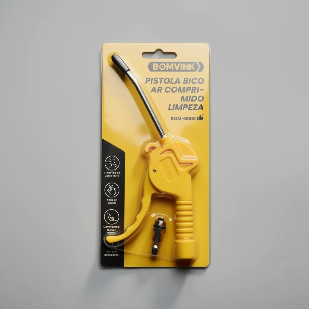 Pistola Bico Ar Comprimido Limpeza Bomvink Bom-8003