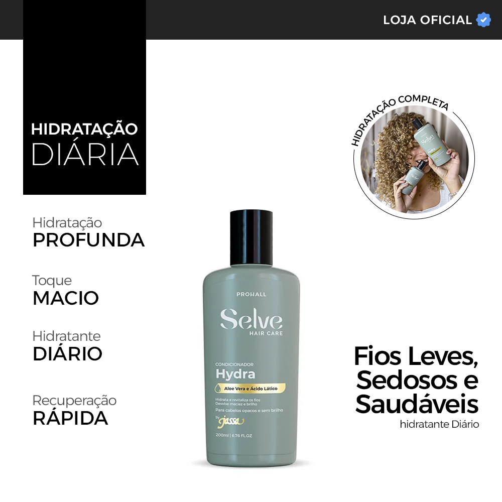 Condicionador Hidratante para Maciez e Brilho Duradouro