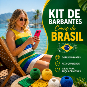 Kit 4 Linhas Supremo Alento N°2 Cores Do Brasil 500 Metros Copa Do Mundo