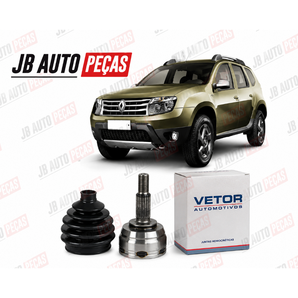 Junta Homocinetica 33 Dentes Duster 1.6 2.0 16v Cambio Manual Automatico 2010 A 2016 Original Vetor