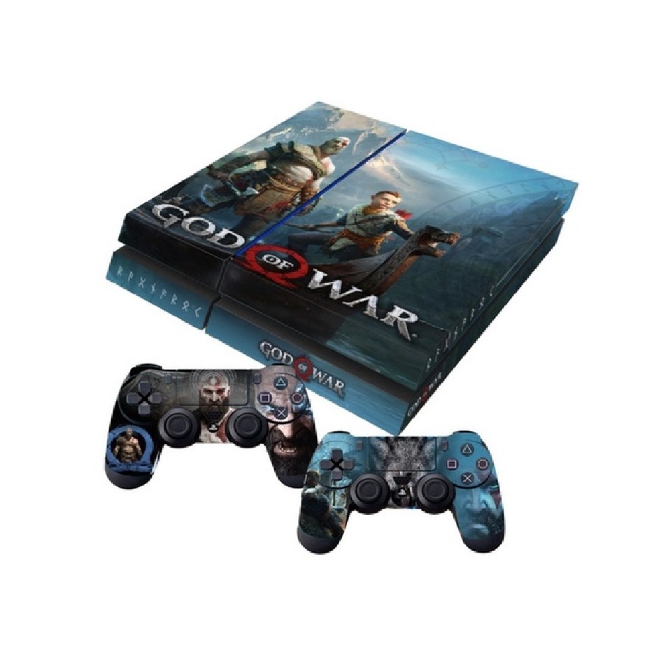 Skin Completo Adesivo Playstation 4 Ps4 Fat God Of War