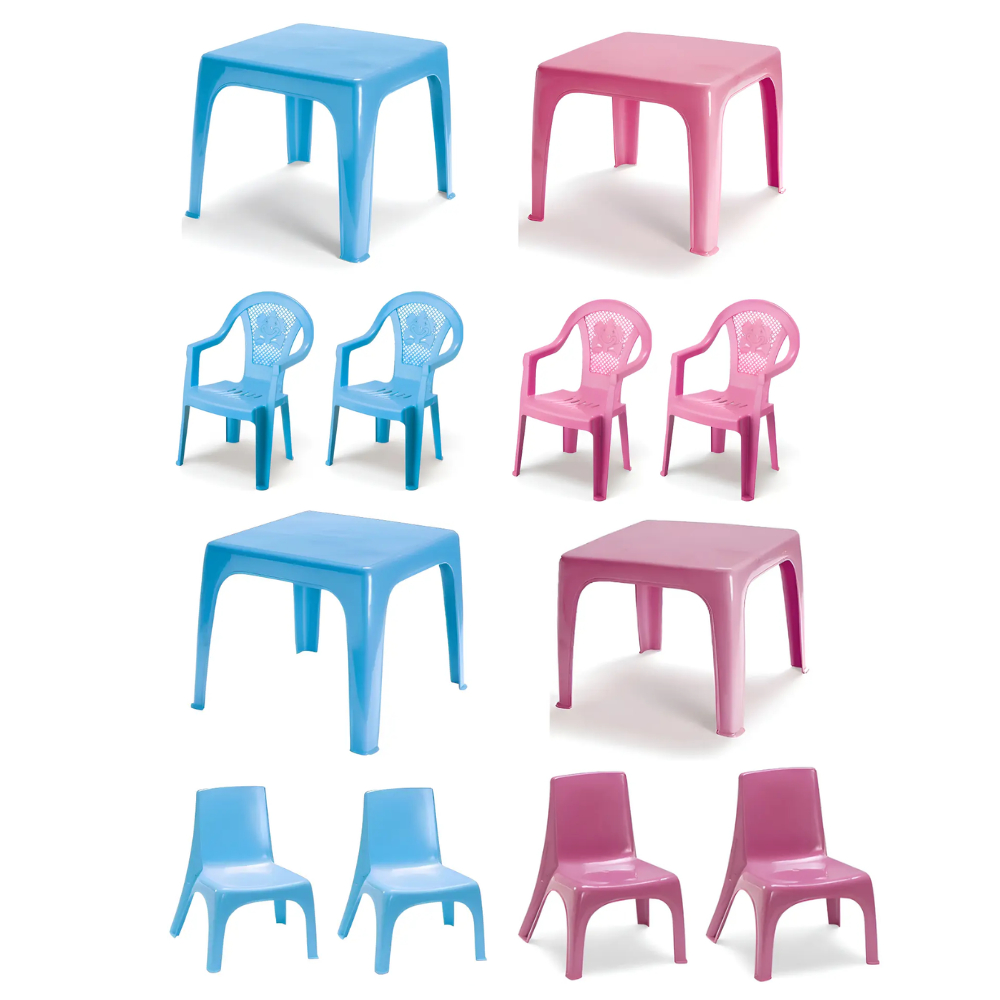 Jogo Mesa + Duas Cadeiras Infantil Kids Lazer Baby