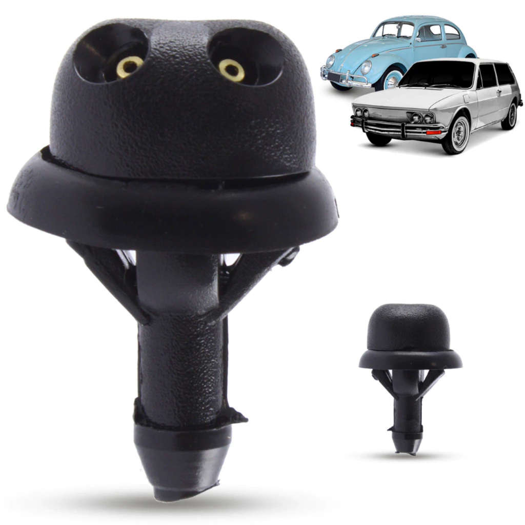Kit De Brucutu Esguicho Parabrisa Vw Fusca Brasilia Variant (KIT 2 BRUCUTU 3M MANG+ 1 CONEXAO)