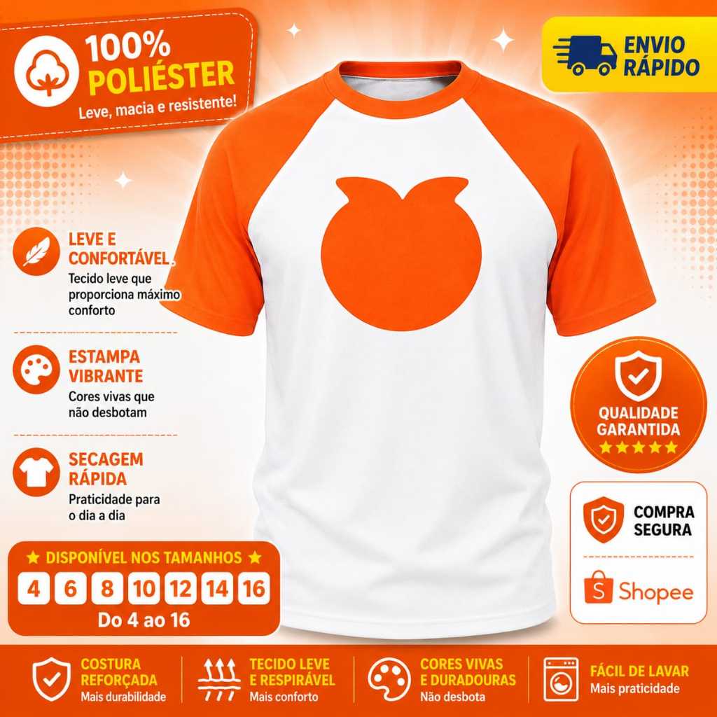 Camiseta Mundo Torajo Pessy Infantil Youtuber Pessego Unissex Juvenil Crianças Festa Show Presente Youtube Celular