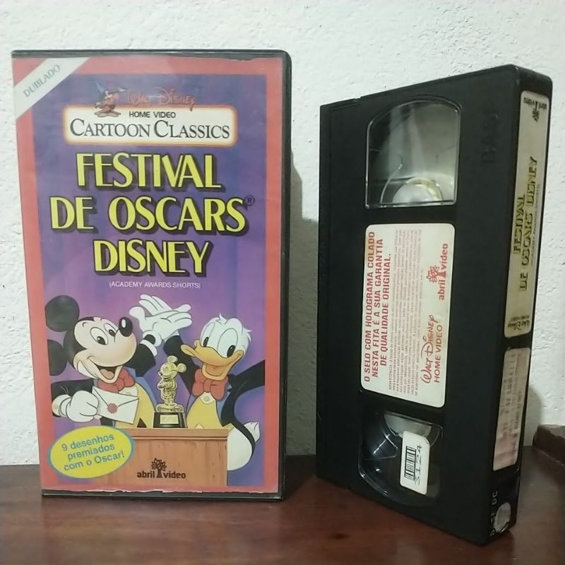 Fita VHS Festival de Oscars Disney - Cartoon Classics