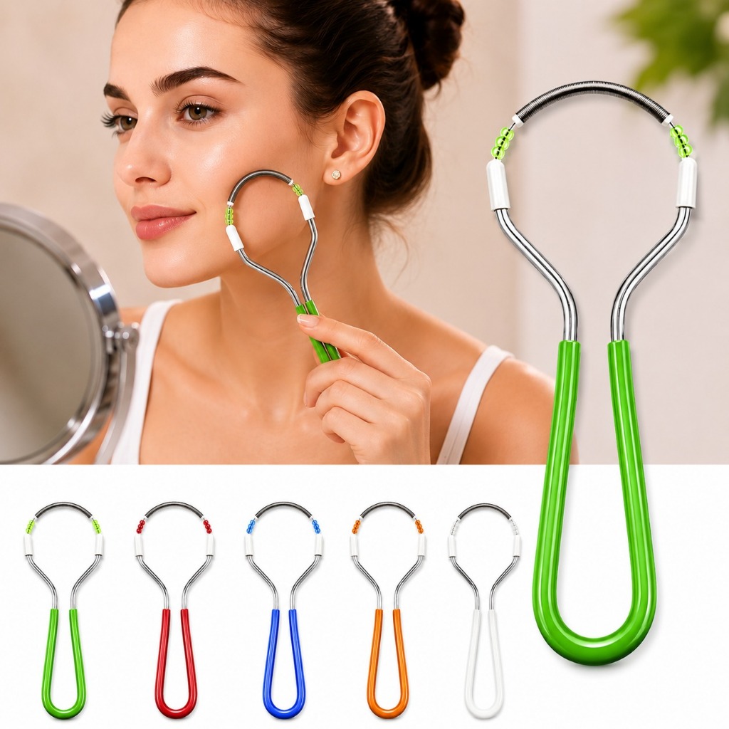 Depilador Facial Manual Indolor com Mola | Removedor de Pelos
