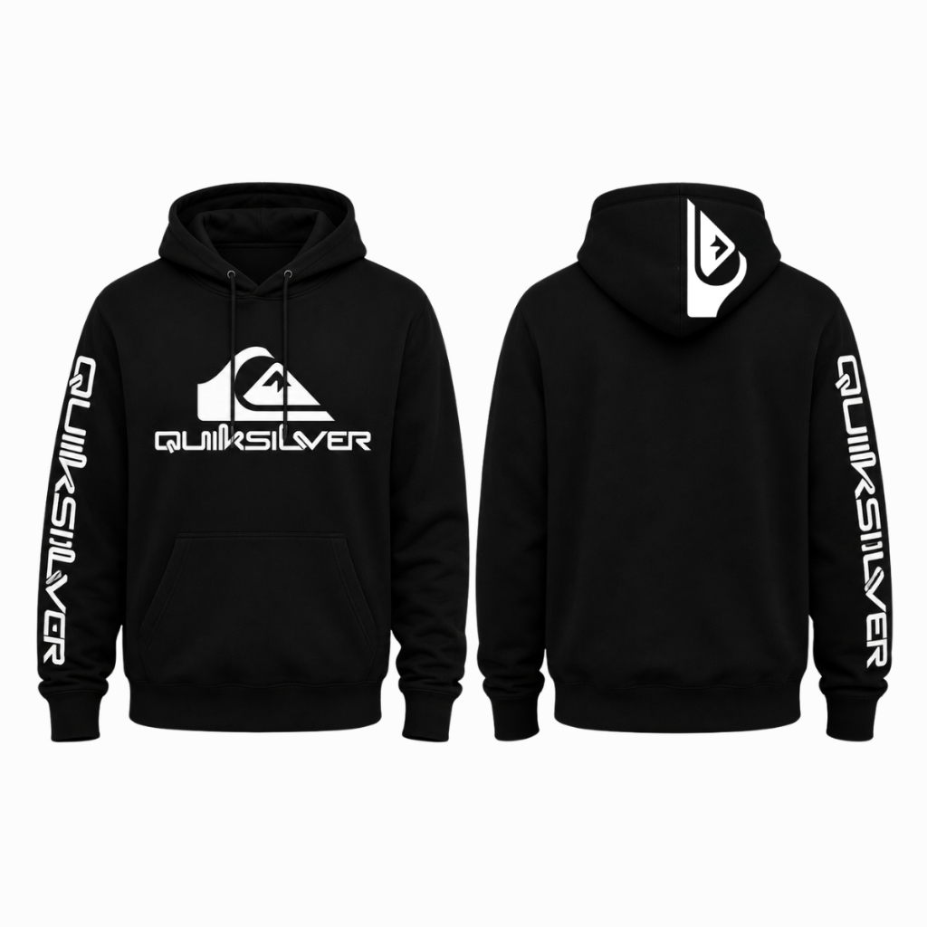 Moletom Canguru Quiksilver Skate Surf Surfing Rua Streetwear Algodão