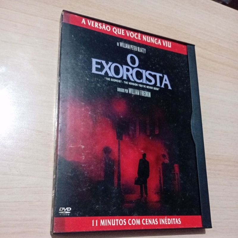 dvd O exorcista raridade a versão  que vc nunca viu raridade clássico  de terror