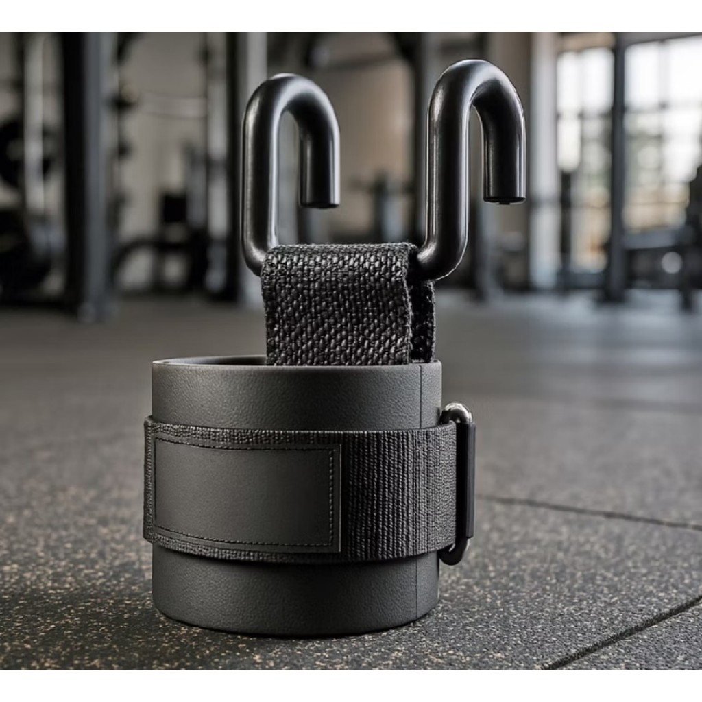 Detalhes do Par De Straps Gancho Aço Garras Treino Musculação Academia Fitness
