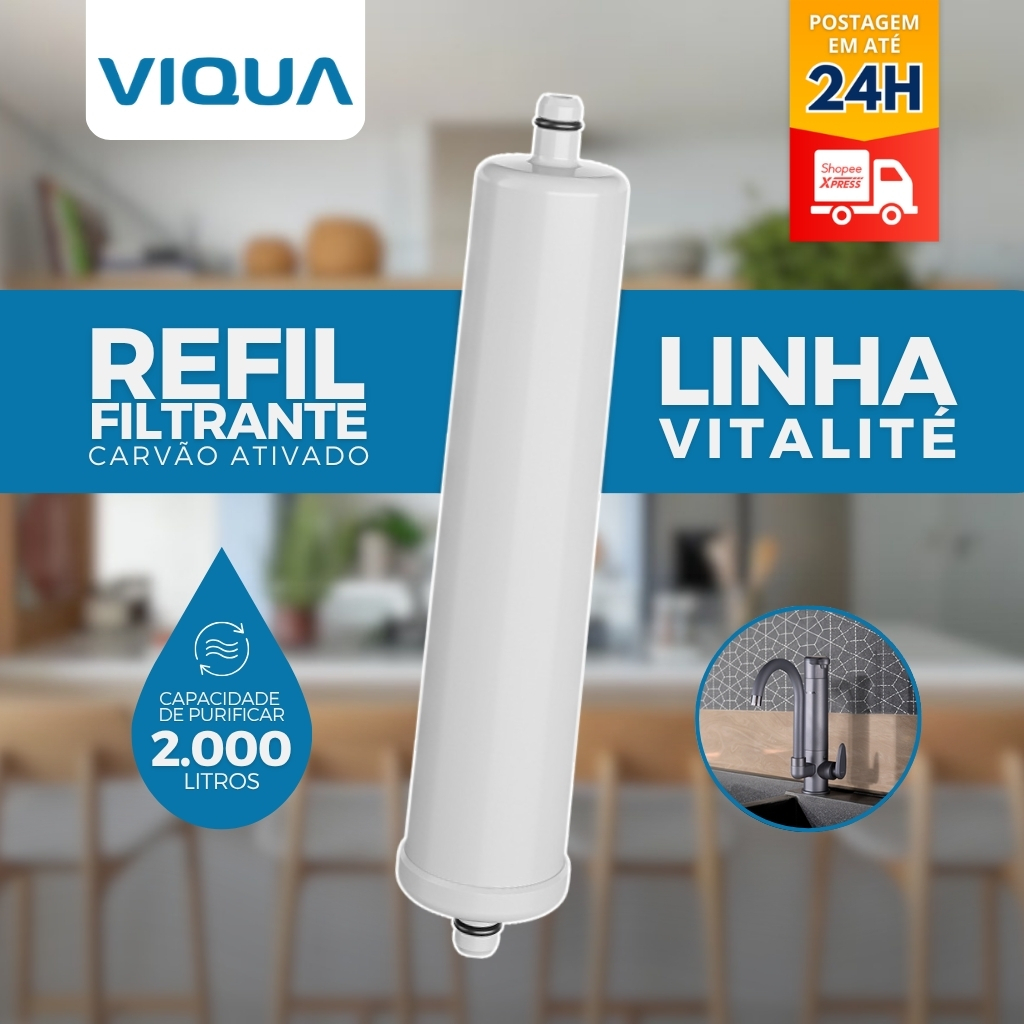 Refil Filtrante Lagune / Allure Carvão Ativado Viqua