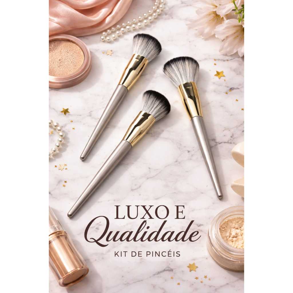Pincel Kabuki Angular ideal para blush-pó- contorno Miravia 622