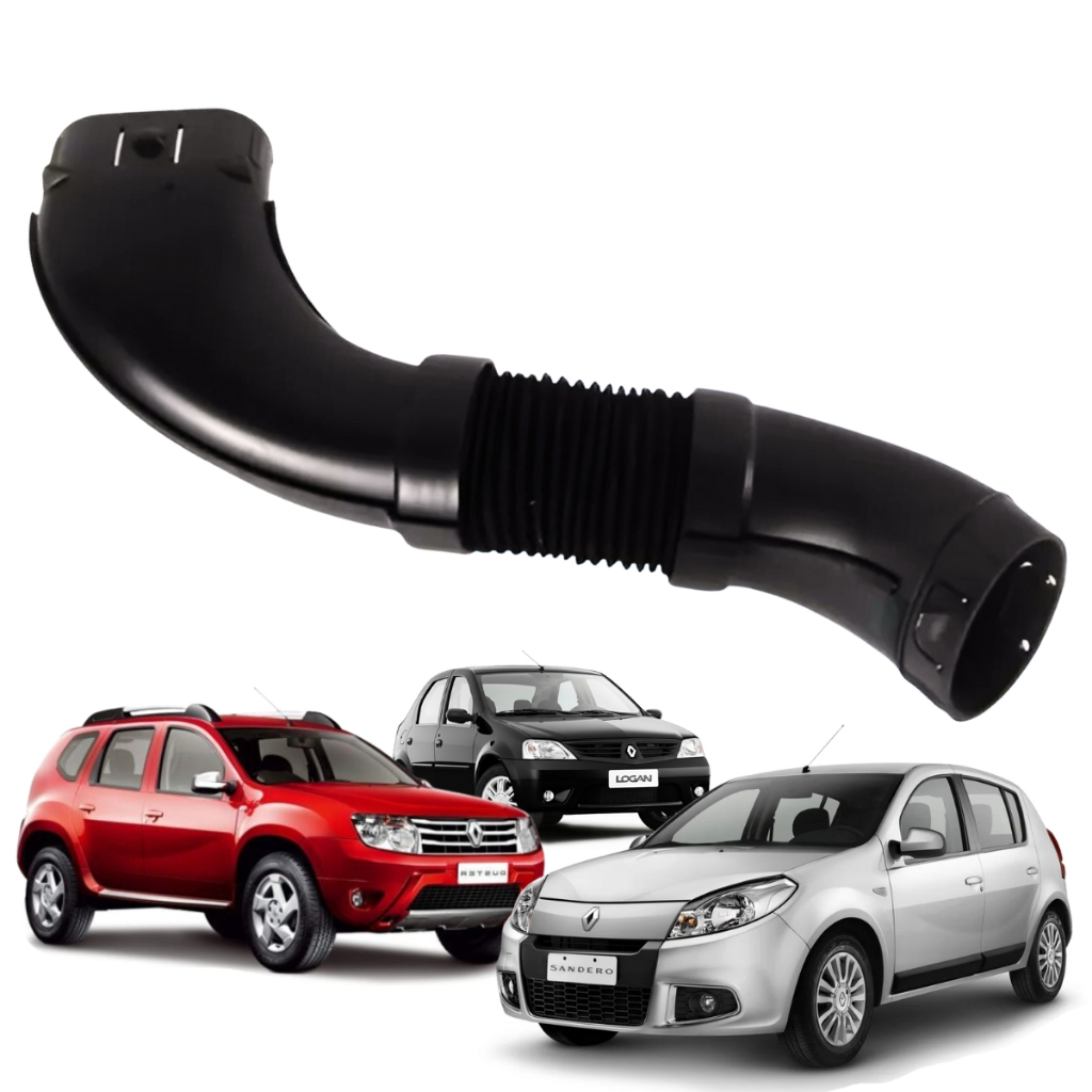 MANGUEIRA DUTO FILTRO AR RENAULT SANDERO LOGAN DUSTER 1.6 16V 2012 A 2018 MANGOTE FILTRO AR RENAULT