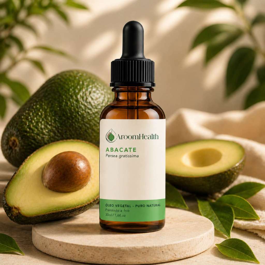 Óleo vegetal de Abacate puro natural 30 ml cabelo e pele