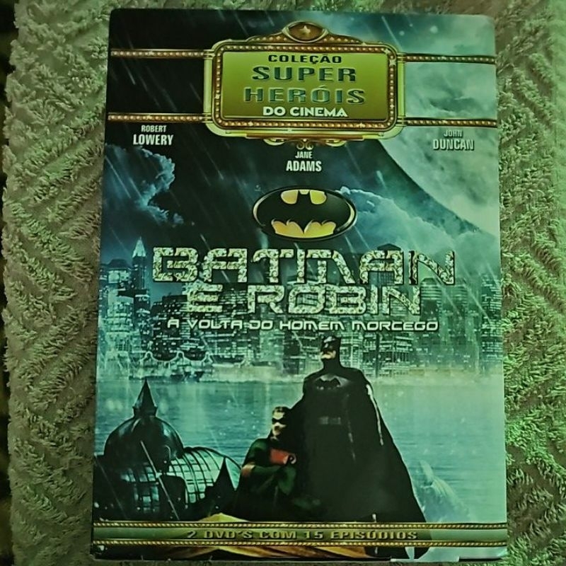 Box DVD 'Batman e Robin A Volta do Homem Morcego' (Coleção Super Heróis do Cinema).