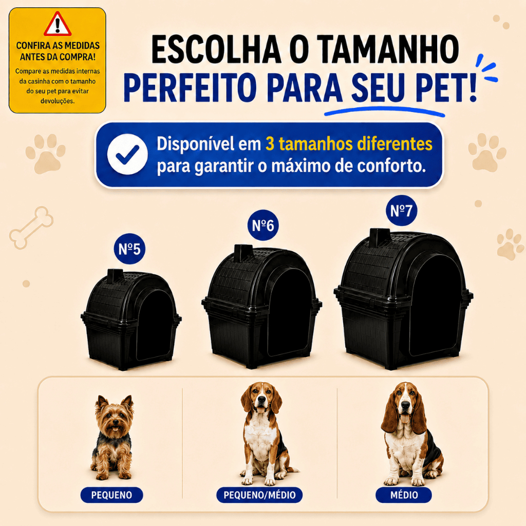 Casinha Para Cachorro Diversos Tamanhos Mini Pequeno Médio