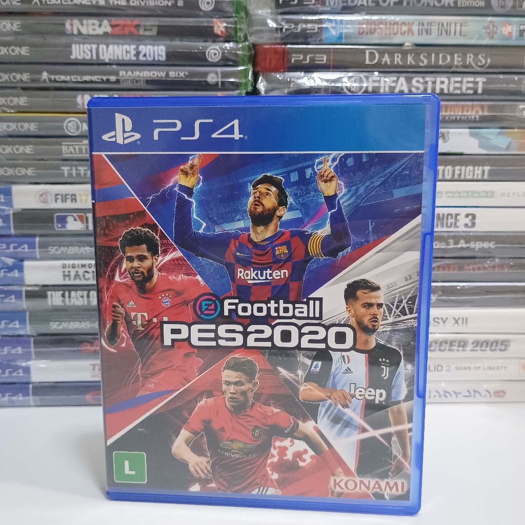 PES 2020- jogo de PS4 original mídia física