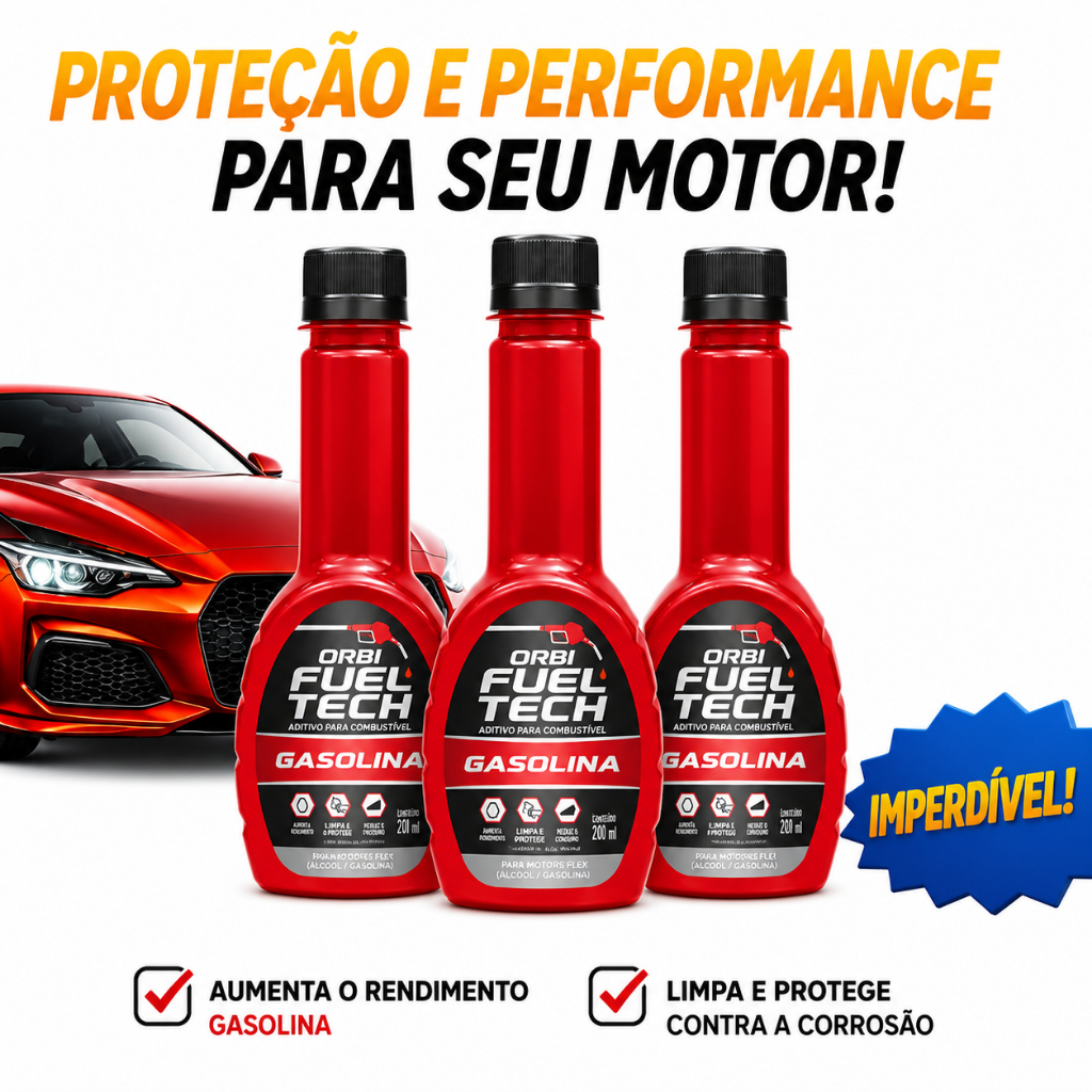 Aditivo Gasolina  Combustivel para 40 Litros Limpeza de Bicos + Redução de Consumo 200ml