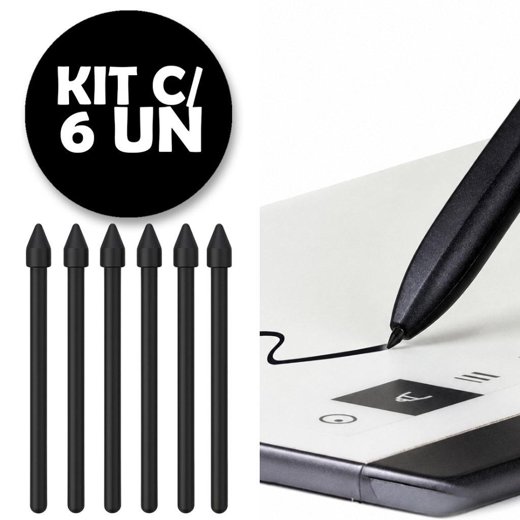 6 Pontas Ponta Caneta S Pen Samsung Ponteira De Reposição Tablet Tab S6 Lite S7 Plus S8 S9 Fe