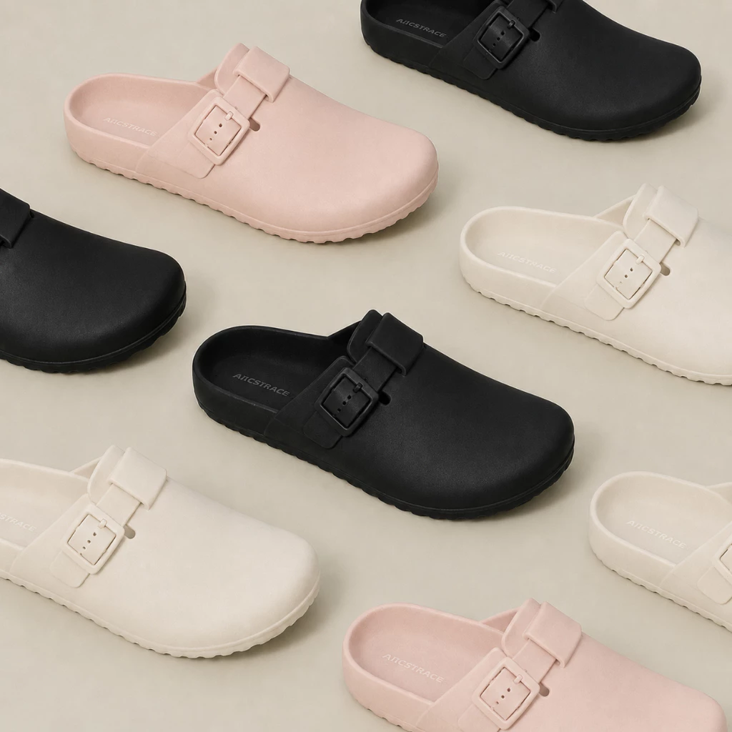 Chinelo Babuche Feminino Fechado Antiderrapante Confortável Para Enfermeira Trabalho Longas Horas — imagem 1
