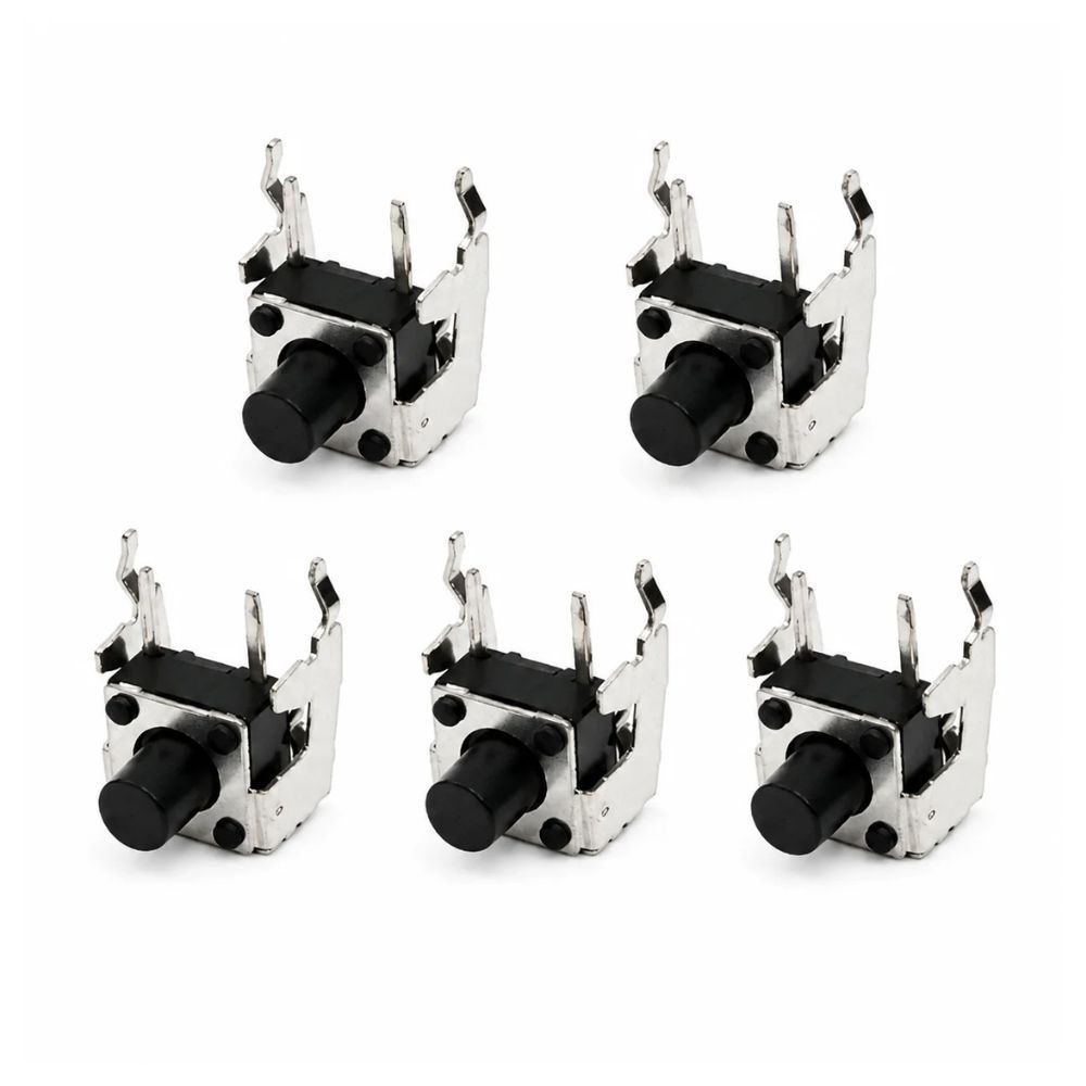 KIT 5 CHAVE TACTIL 3X6MM 2TERM SMD PARA PLACA