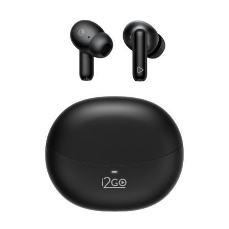 Fone De Ouvido Bluetooth Sem Fio TWS Air Buds 600 ANC i2GO Com Cancelamento de Ruido