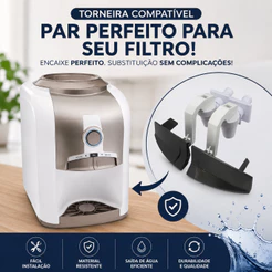 Kit 2 Torneira Filtro Bebedouro Purificador Esmaltec Egm30