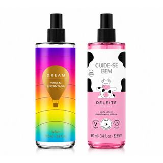 Dupla Body Splash Feminino Dream + Deleite 100ml
