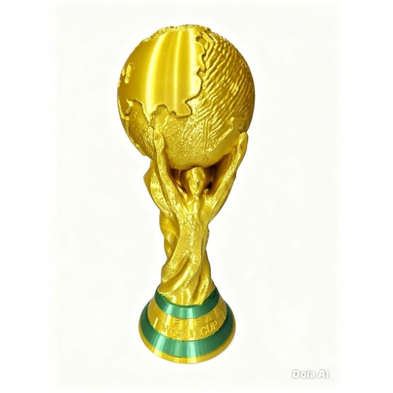 Taça Copa do Mundo - Tamanho Real 36cm - Impressão 3D - Decoração e Coleção