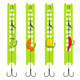 Chicote Para Tilápia Pronto Isca Artificial Pesca Camarão Minhoca Milho Bichinho Larva