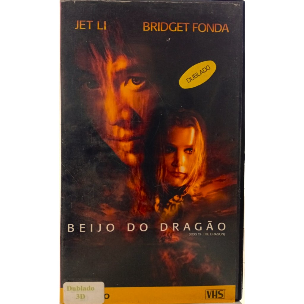 VHS/DVD BEIJO DO DRAGÃO (Kiss of the Dragon) Dublado/Jet Li, Bridget Fonda.