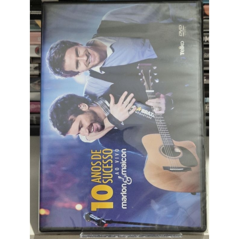 Dvd Marlon E Maicon -10 Anos De Sucesso Ao Vivo lacrado! SERTANEJO