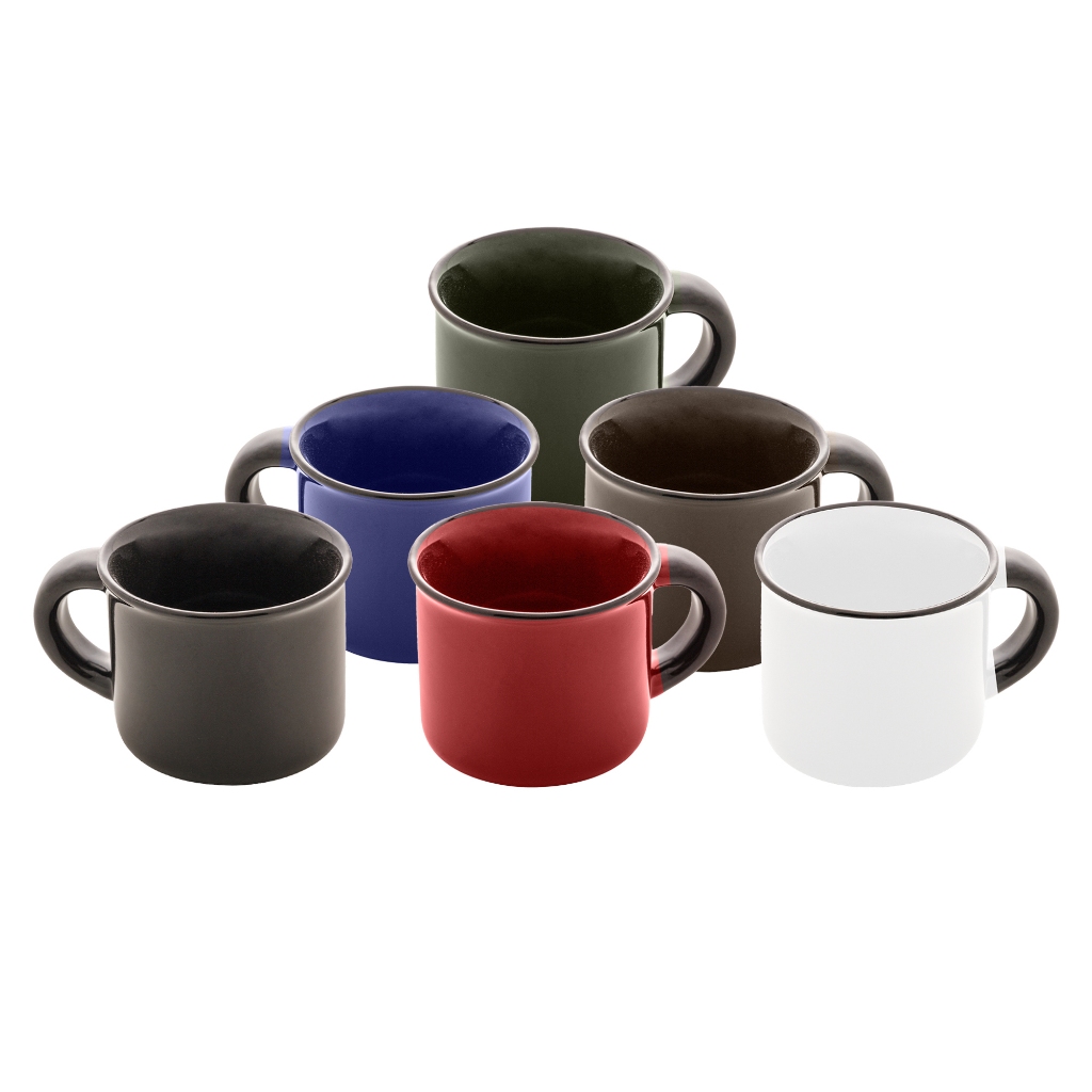 Lyor UMA Caneca de Porcelana Ágata Sortida 70ml - Acabamento Premium e Estilo Único