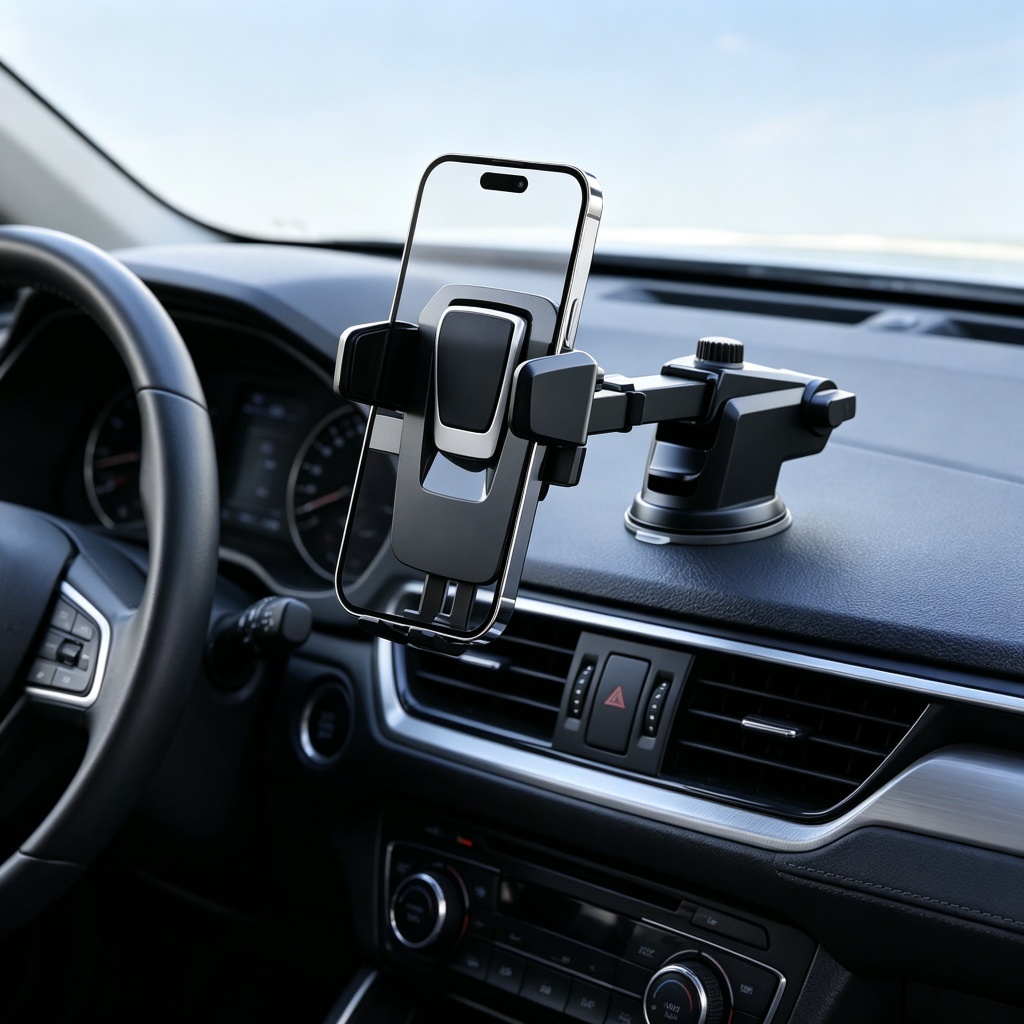 Suporte de Celular GPS Carro Resistente Ajuste Rotação 360 Base