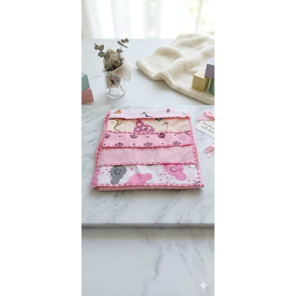 Kit 5 Toalhinhas Higiênicas de Ombro Atoalhado para Bebê baby boca