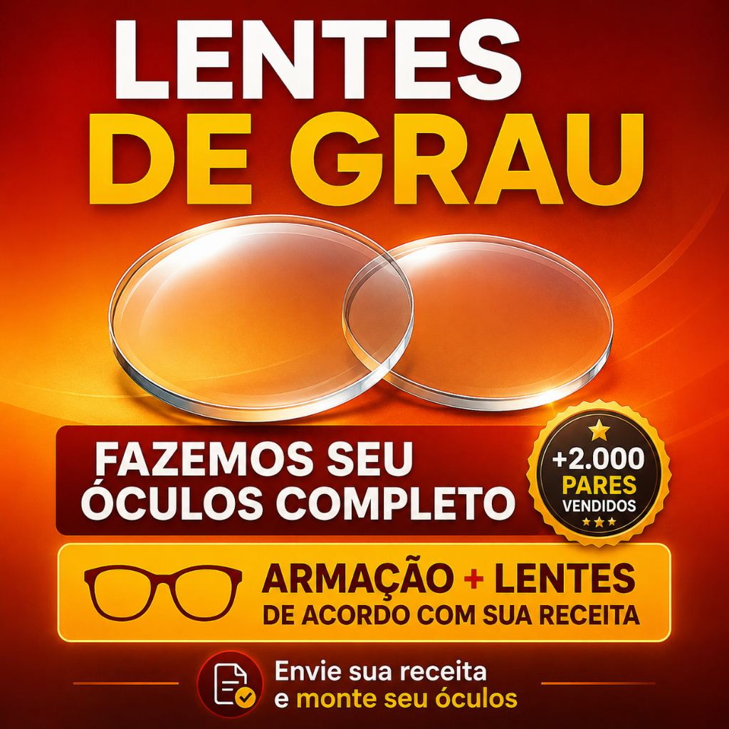 Par de Lentes Antirreflexo e Filtro de Luz Azul Personalizadas Feitas Sob Encomenda para Seu Grau