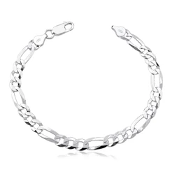 Pulseira Grumet 3x1 7mm Prata 925