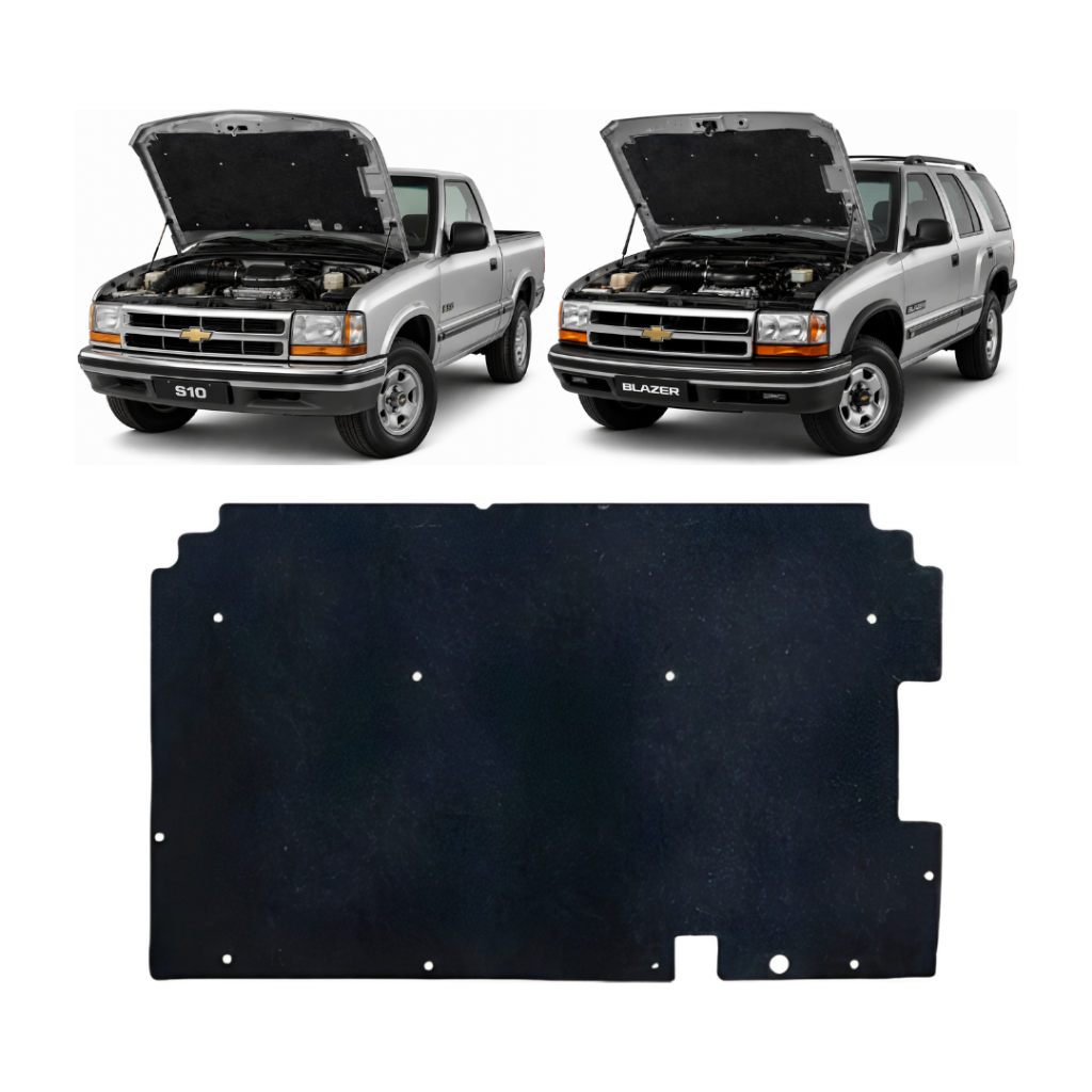 Manta Forro Capô Blazer S10 1995 1996 1997 1998 1999 2000 Autoadesiva Grud Capo Capu Capus Capuz