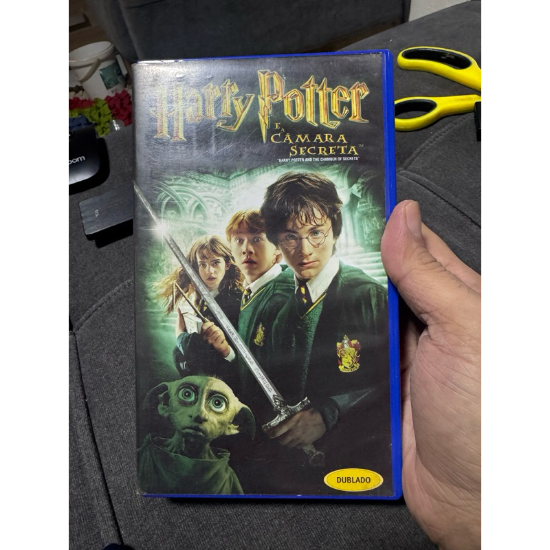 fita VHS Harry Potter e a Câmara secreta - dublado - original - fotos reais