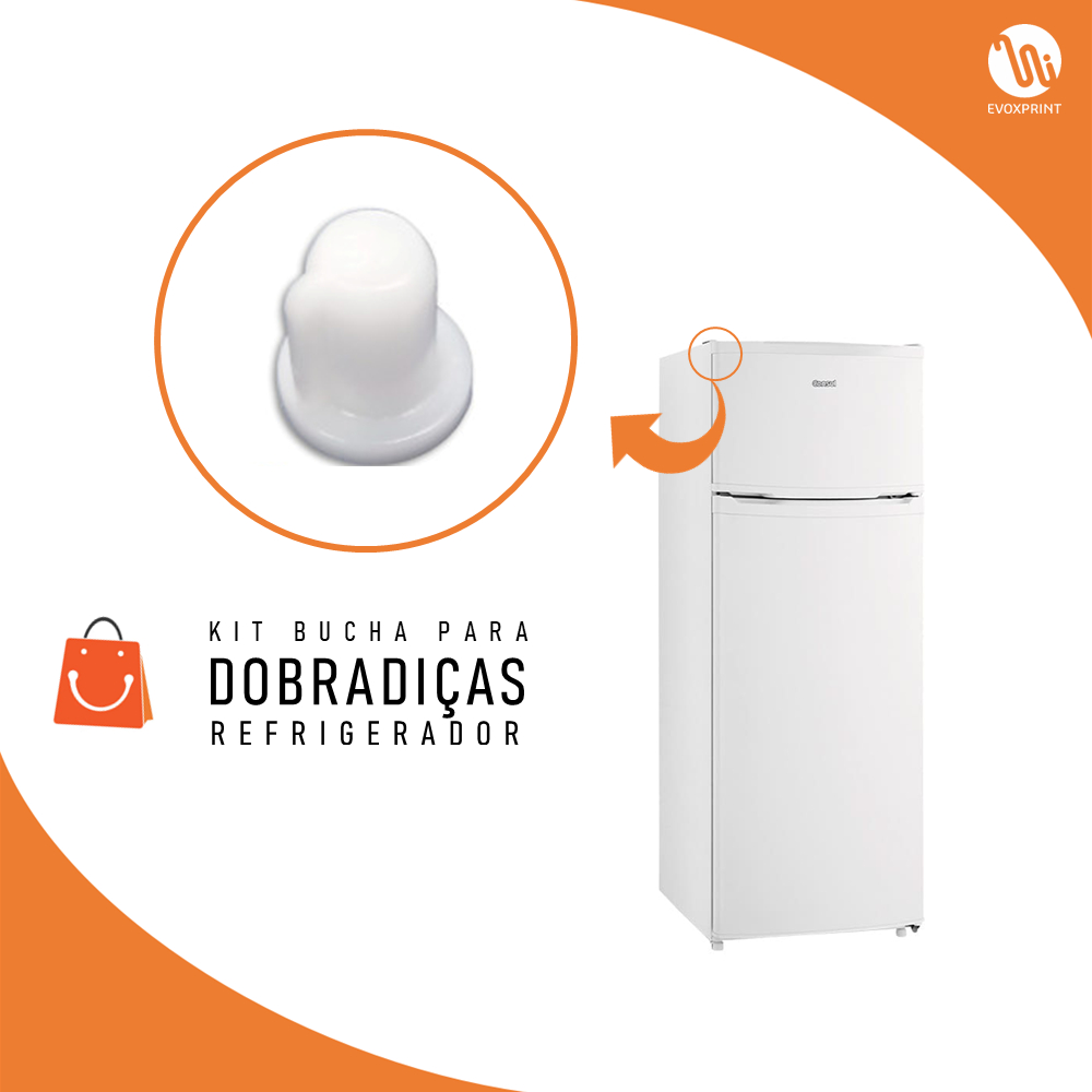 BUCHA DOBRADIÇA PORTA REFRIGERADOS ELECTROLUX A18619201 / 07710101