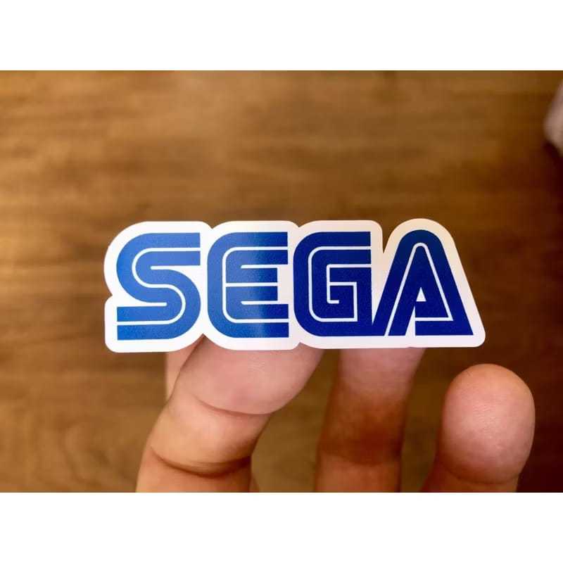 Adesivo Sega Logo Game Sticker Arcade
