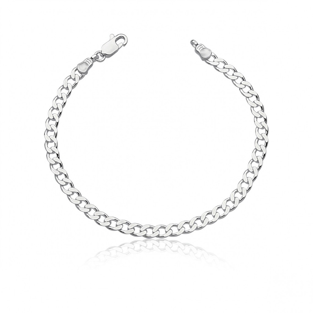 Pulseira Masculina Grumet 4.5mm Prata 925