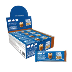 Max Titanium Power Protein Crisp Display 12 Barras de 44g Cada