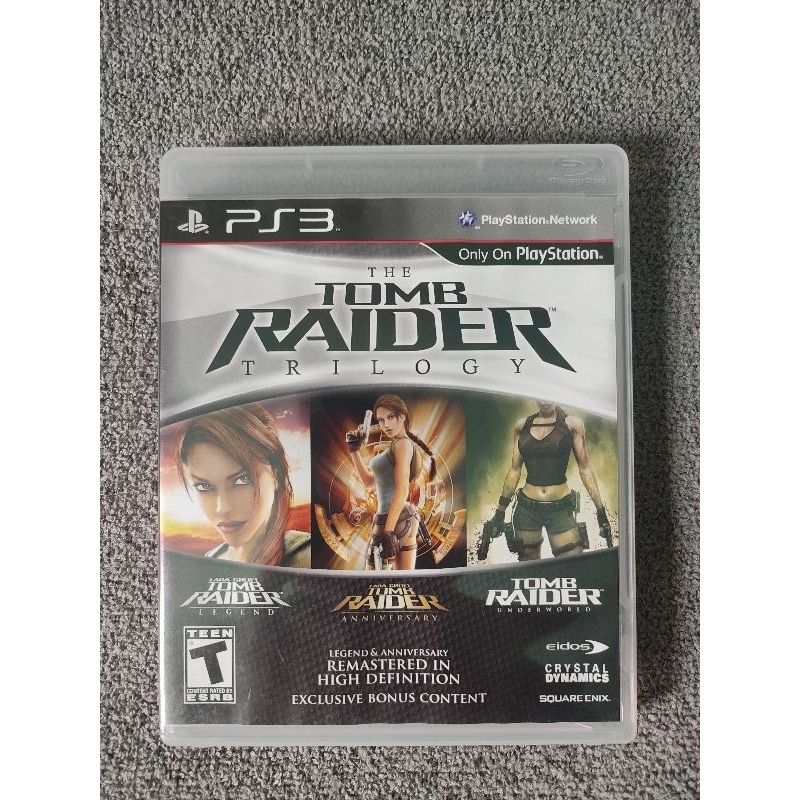 Tomb Raider Trilogy PS3 - Raro! (Excelente Estado) Jogo Tomb Raider Trilogy PlayStation 3