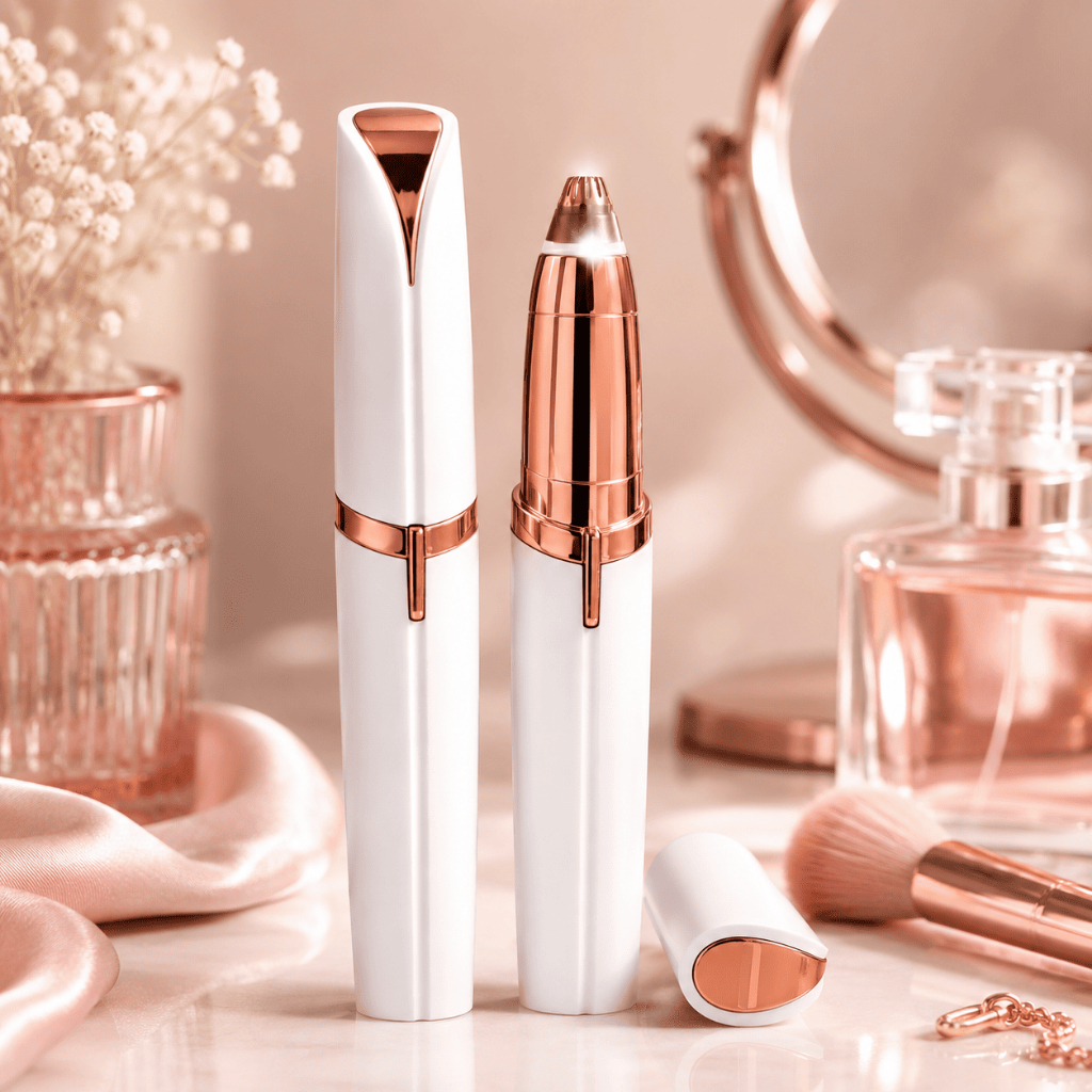 Caneta Aparadora Facial Recarregável Depilador Elétrico Feminino USB