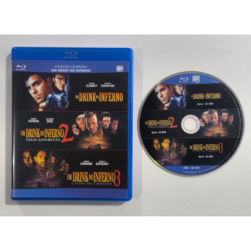 Bluray Filme - Coleção Completa Um Drink No Inferno